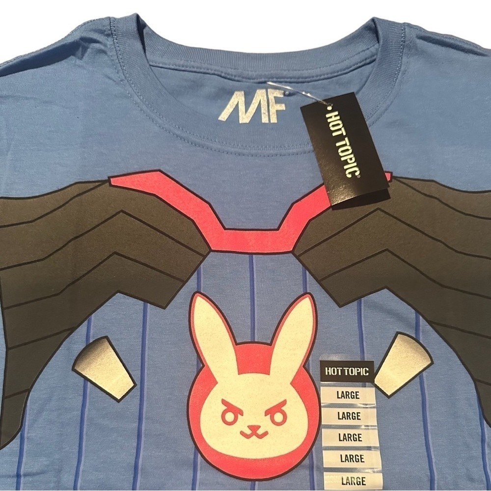 NWT Rare Hot Topic Overwatch D.Va T-Shirt- Large MSRP $20.90